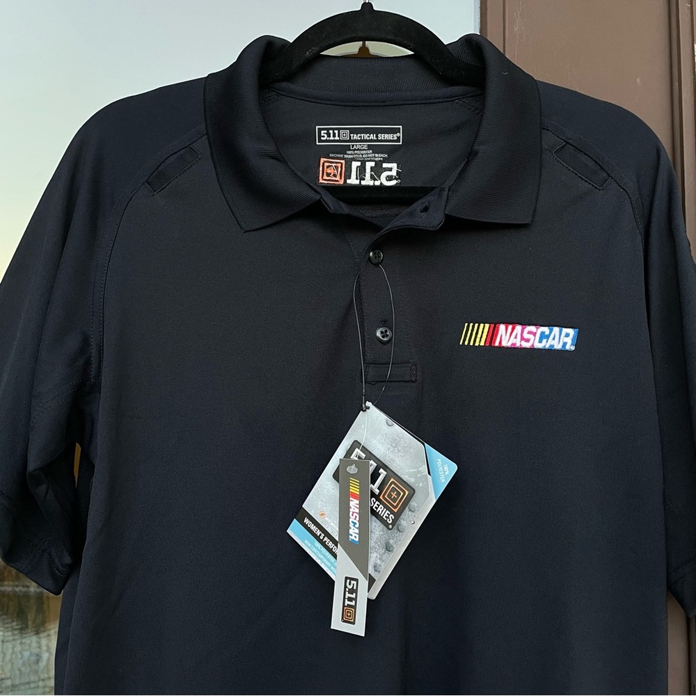 5.11 Tactical Dark Navy NASCAR Performance  Polo L